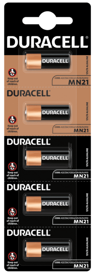 Батарейка Duracell MN21 уп. 1х5 шт.