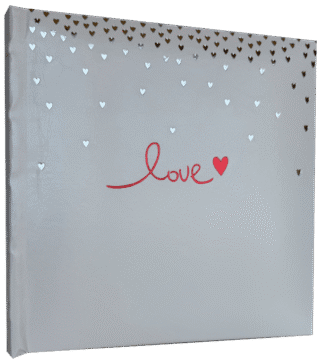 Фотоальбом EVG 10x15x300 BKM46300(2-up) White Love