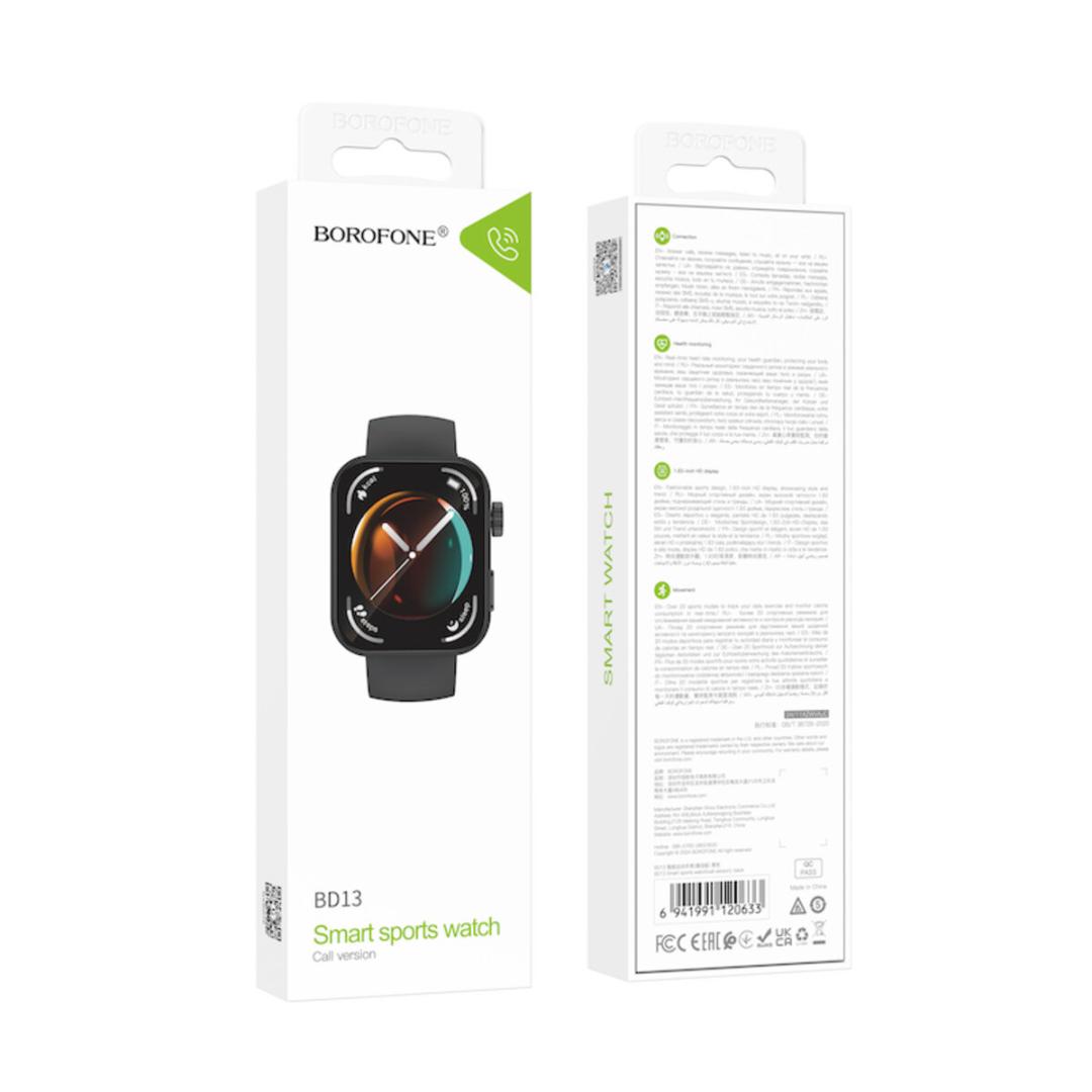 Смарт-годинник BOROFONE BD13 Smart sports watch (call version) Black
