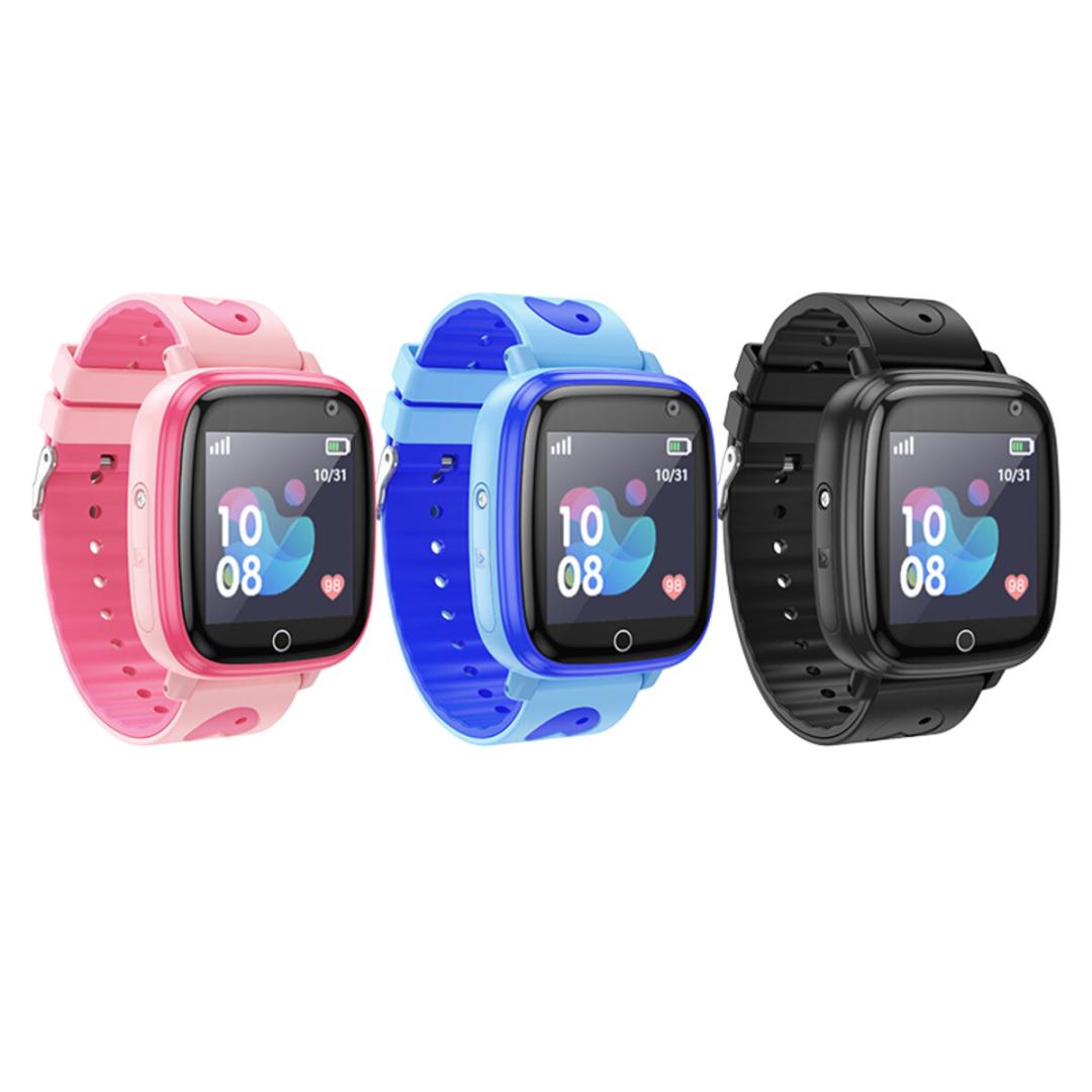 Дитячий cмарт-годинник Hoco Y100 children watch with call function Blue