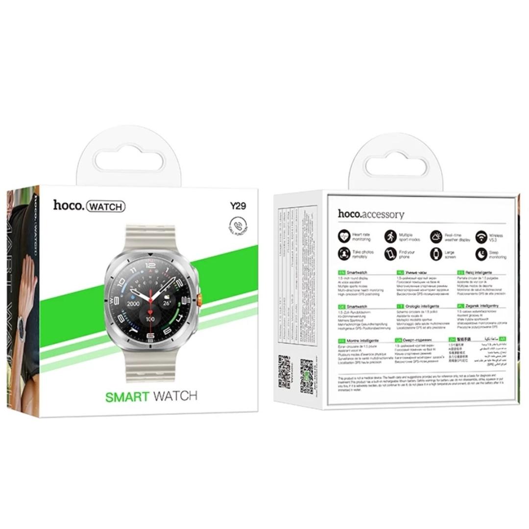 Смарт-годинник HOCO Y29 Smart sports watch (call version) Silver