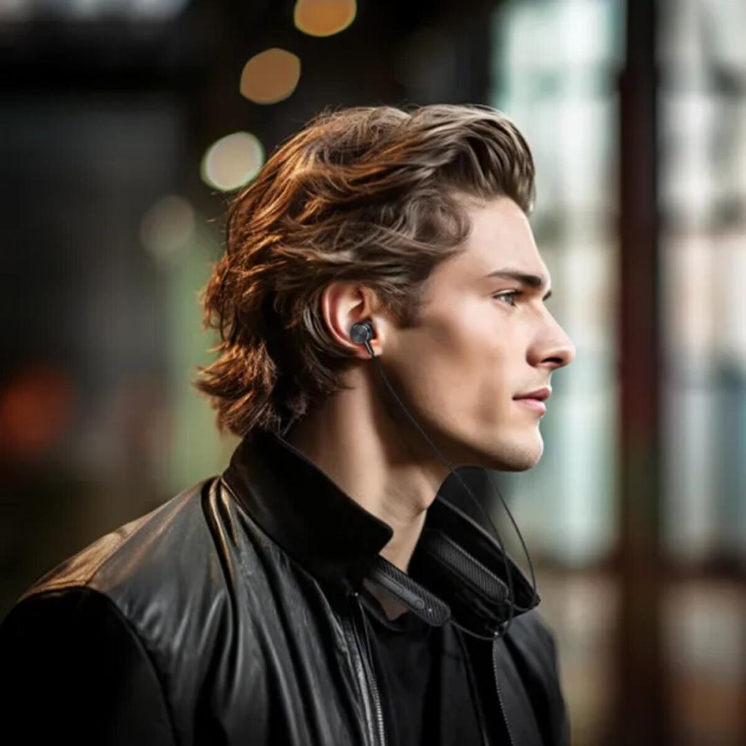 Бездротові навушники HOCO ES70 Armour neck-mounted BT earphones Black