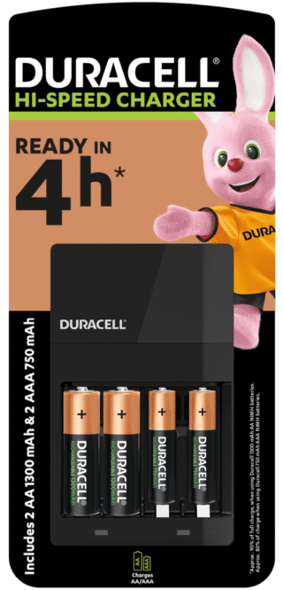 Зарядний пристрій Duracell CEF14 + 2AA1300 + 2AAА750