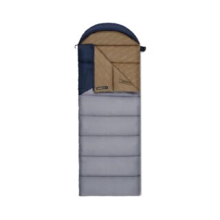 Спальник з капюшоном Naturehike Sunny Day PL02 U450 CNK2550WS028, (3,9°C), лівий, блакитно-синій