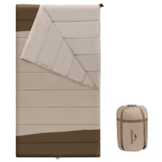 Спальний мішок двомісний Naturehike CNK2300019, коричневий