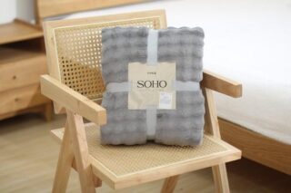 Плед Soho 150х200 см Volume Gray
