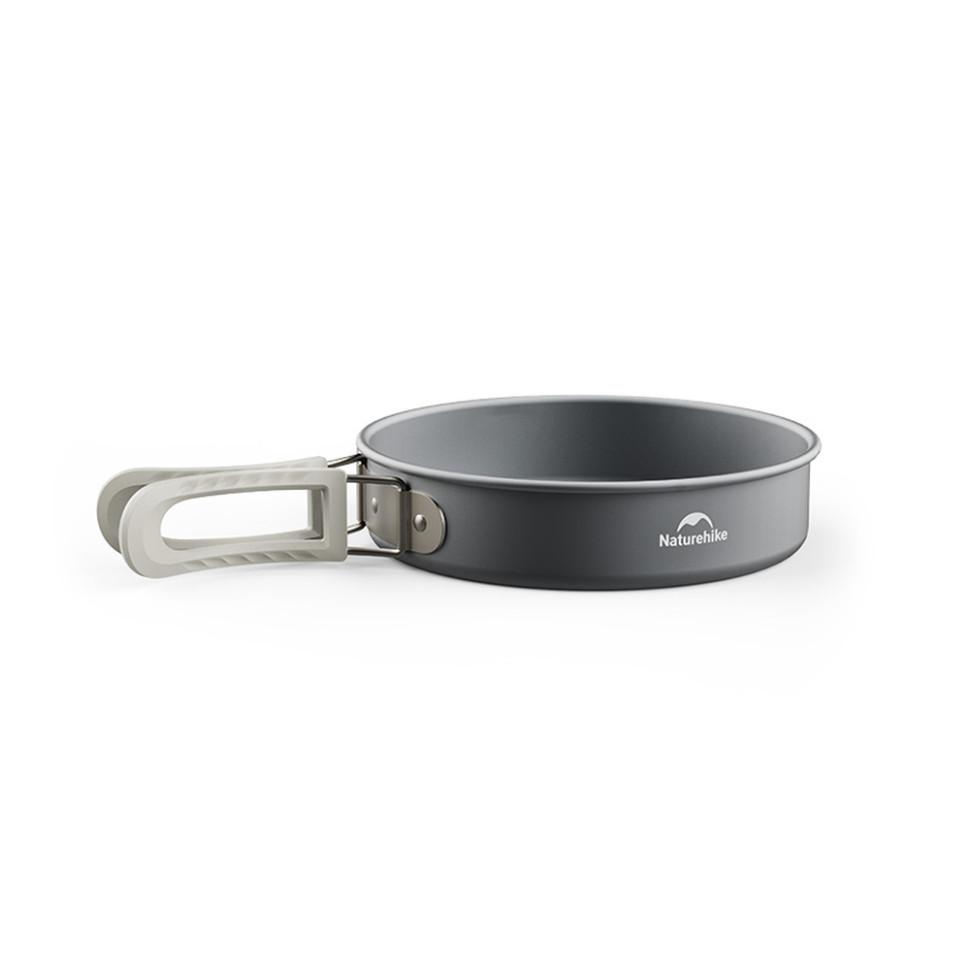 Набір посуду (каструля, сковорідка, чайник) Naturehike CNK2450CF010, алюміній