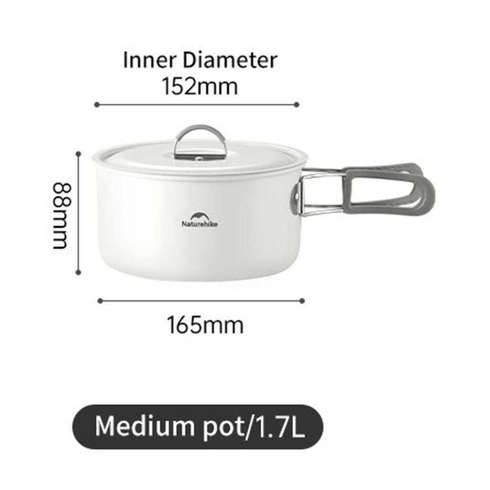 Каструля із керамічним антипригарним покриттям Naturehike CNK2450CF013