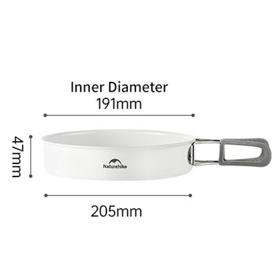 Сковорідка зі складаною ручкою Naturehike CNK2450CF013