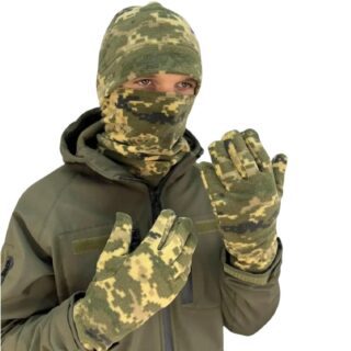 Комплект (шапка, бафф, перчатки) Ranger, піксель 55-57 (RA8958)